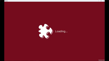 Microsoft Jigsaw Loading Icon Mockup