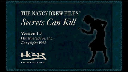 Nancy Drew Game Install Animation